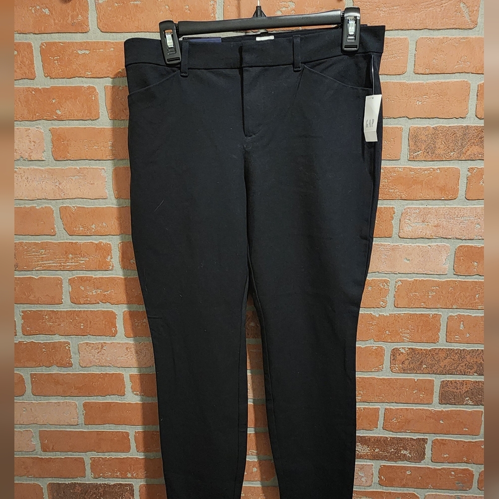 Gap Factory Signature Skinny Dress Pants Black 8 Petite Office Wear 115